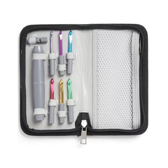 Susan Bates Twist + Lock Interchangeable Crochet Hook Set